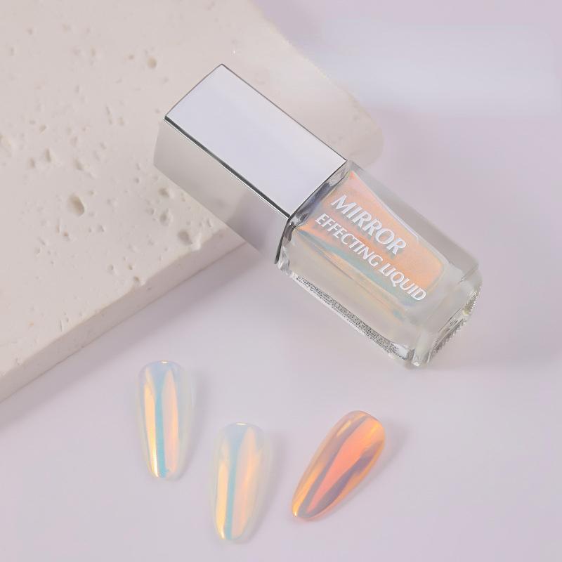 5 мл Magic Chrome Liquid Aurora Powder металлический зеркальный эффект лак для ногтей DIY украшение для дизайна ногтей gray NATAWA