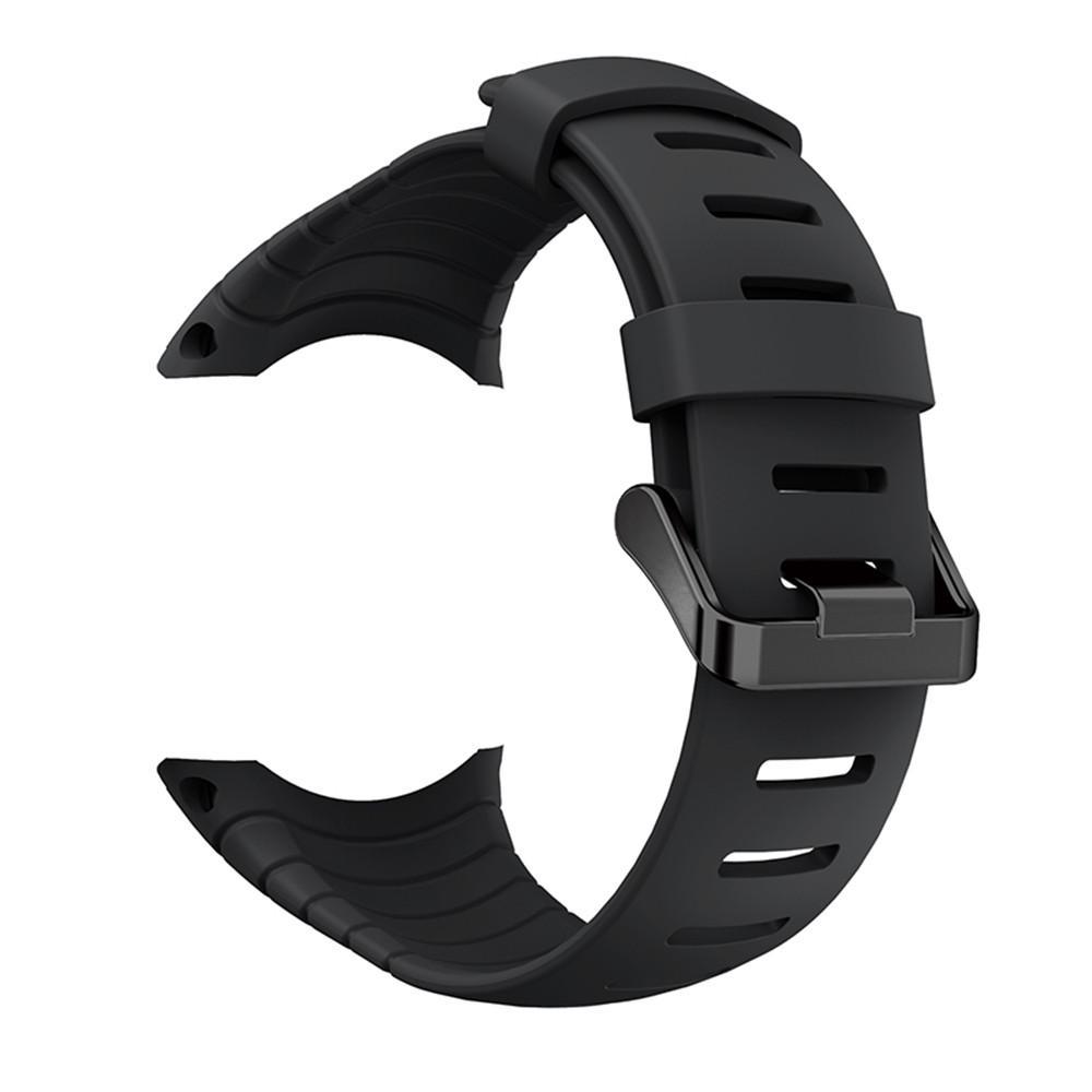 Силиконовый ремешок для часов Suunto Core Smart Watch Band чёрный Sunshine168