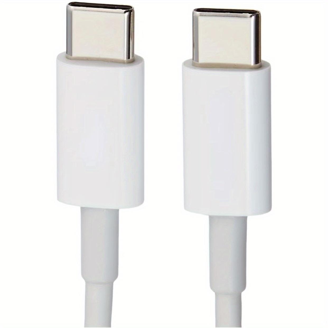 Кабель для быстрой зарядки USB-C — USB-C, кабель Type-C мощностью 60 Вт, для IPhone 15, iPad, Samsung Galaxy, планшетов, ноутбуков, 3,3 фута/6,6 фута. 1M-1pck белый xinlangxin-2