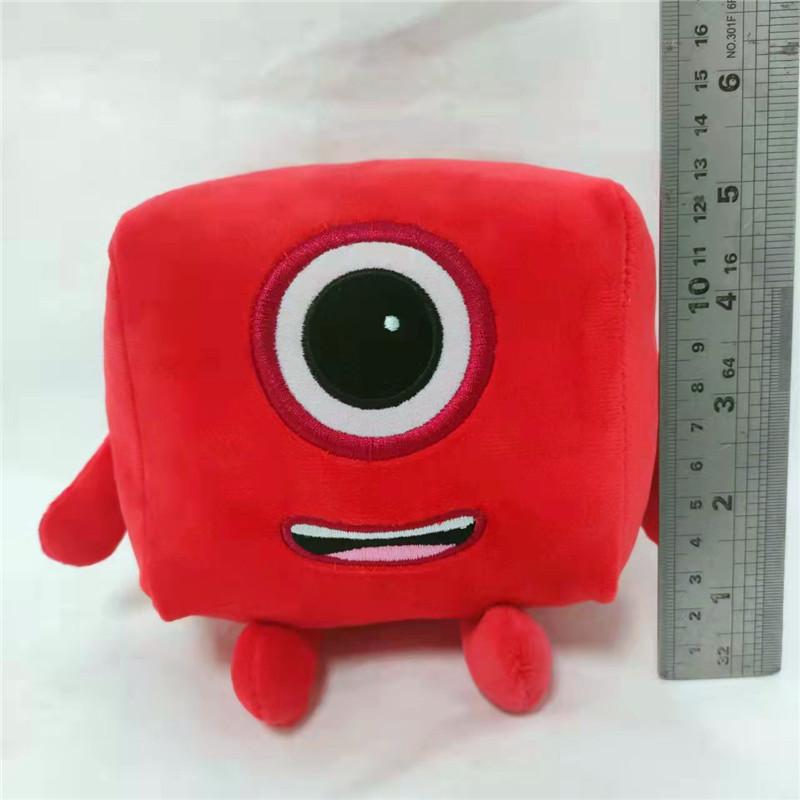 Математические строительные блоки Numberblocks Мягкая игрушка для детей 16-30CM red Shoes Arena