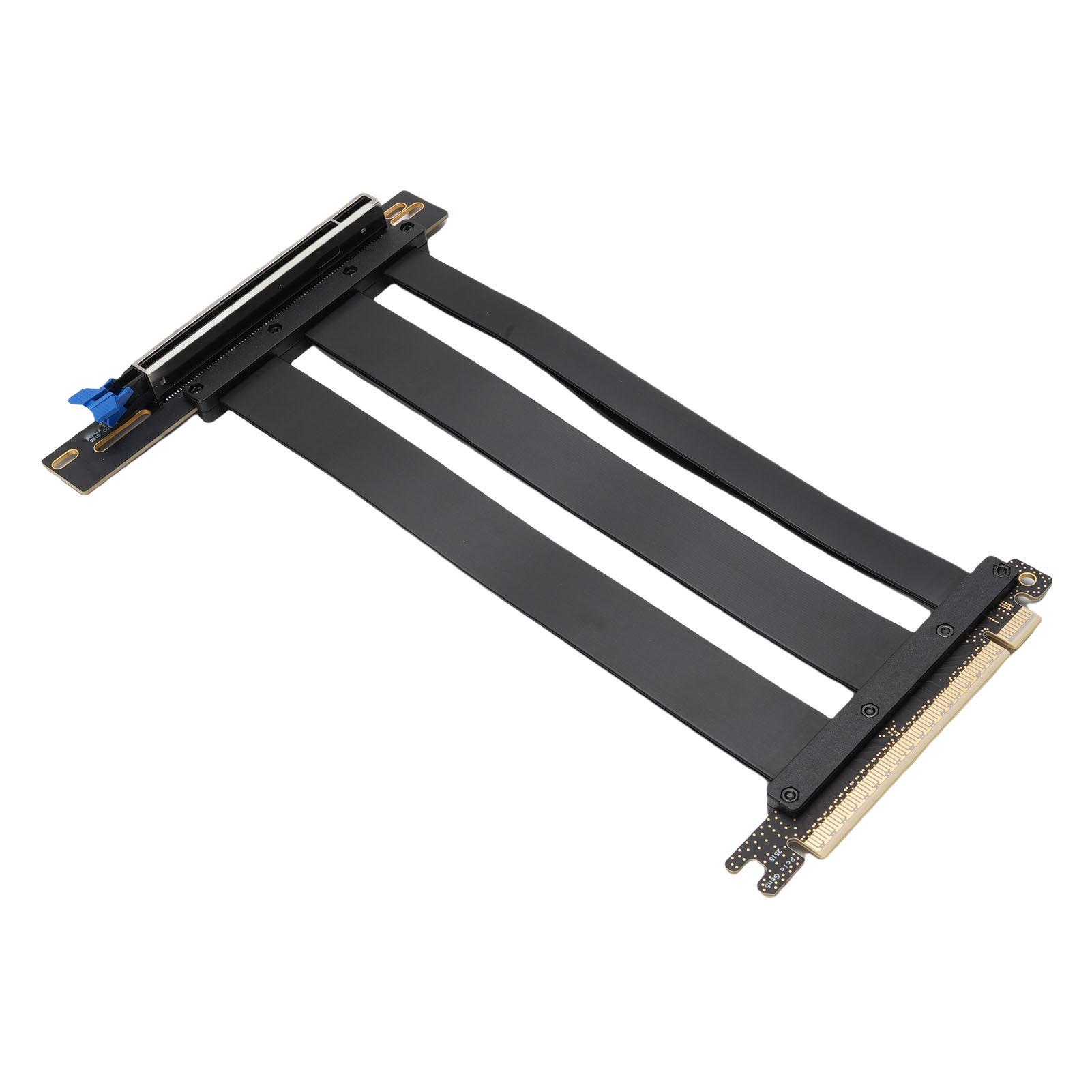 Кабель-райзер PCIE 5.0 Подходит для RTX4090 5090 Gen 5 Кабель-удлинитель для графической карты GPU PCI-E 16X 128 Гбит/с 15cm/5.9in gray OutsideWorld