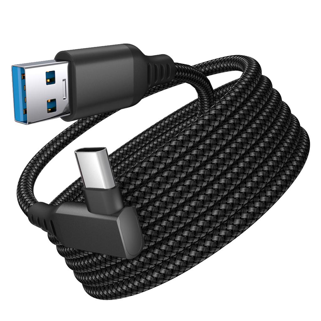 Для Oculus Quest 2 Type-C Link USB-C Steam VR Data Cable 5m/16ft Transfer Link Cable Быстрая зарядка C black Be Free