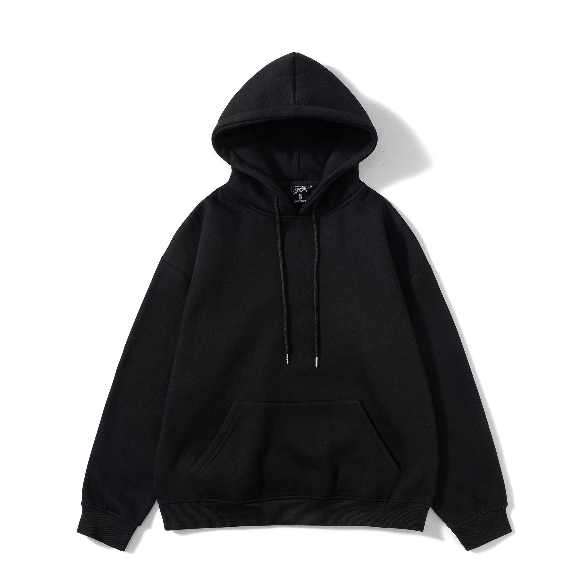Осенняя ветровка Syna Unisex с вышитым логотипом и капюшоном Extra Large black Discount Market