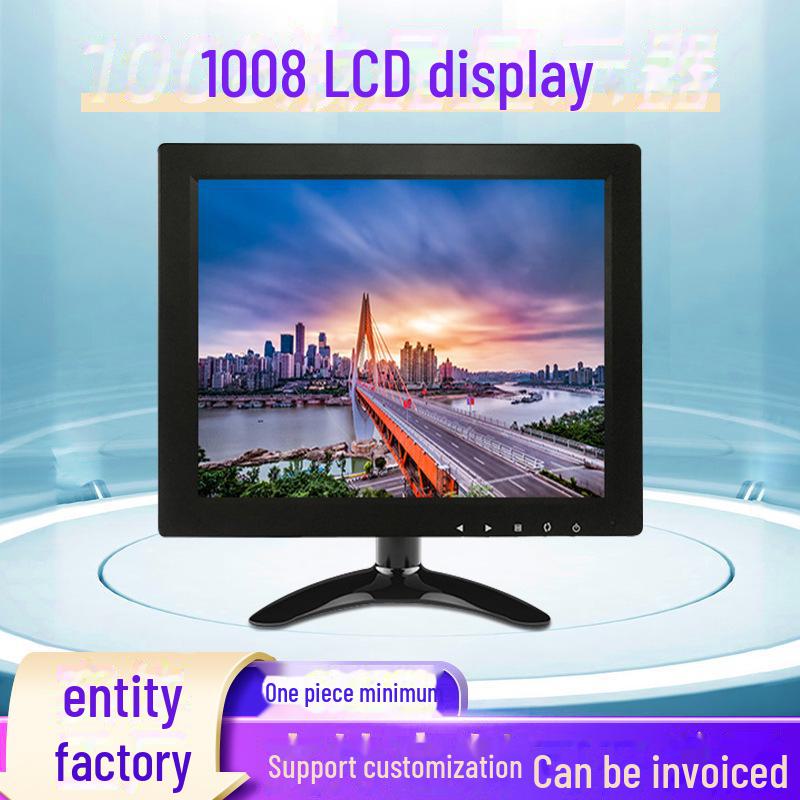 Компактный ЖК-телевизор с диагональю 10–15 дюймов и 4:3 входа Display, VGA, AV, HDMI для кассового аппарата и HD-монитора Standard without Sound blue VantaGoods