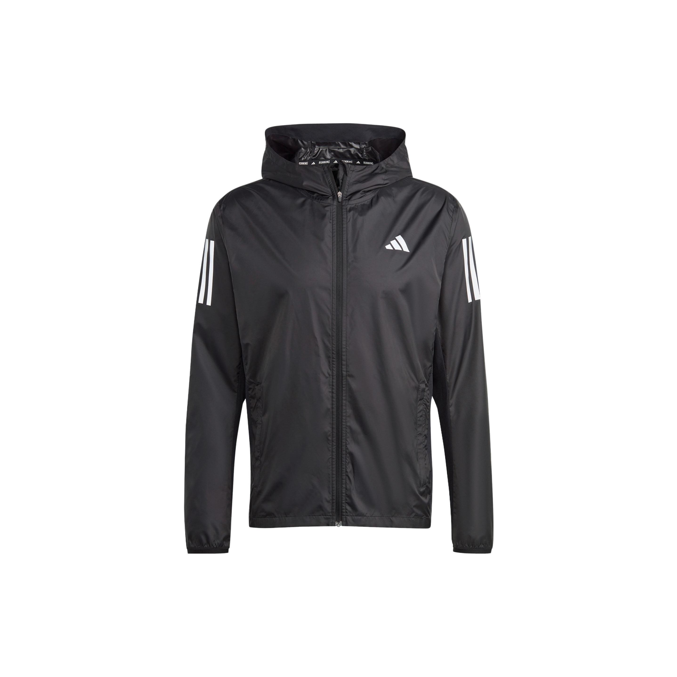 Мужская ветровка с капюшоном Adidas Own The Run, черная HZ4523 S gray