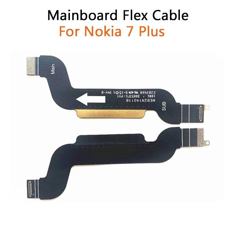 Для Nokia 7 Plus 7+ USB зарядное устройство док-порт разъем основной платы материнская плата гибкий кабель TA-1049 1055 1062 main flex gray Specialist provider of mobile phone accessories