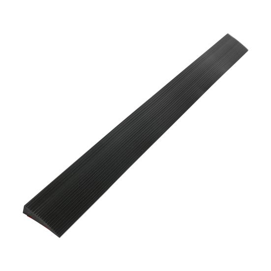 Yousheng 1/2/3CMx90CM Дверной порог, самоклеящийся нескользящий пандус из термопластичного эластомера для инвалидных колясок, прочные дверные проемы для дома, детская коляска, скутер, электропривод 1cm gray Household Good