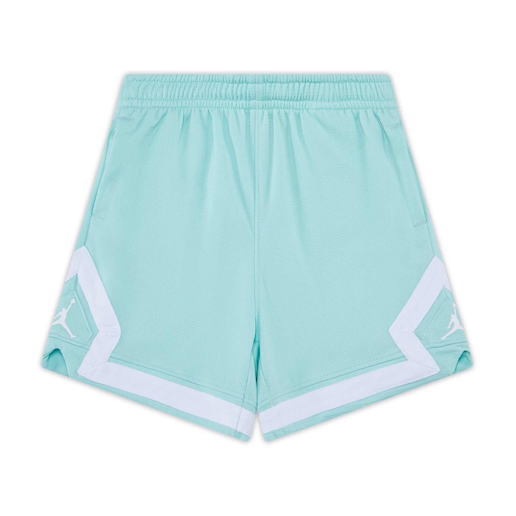 Удобные шорты Jordan MJ Diamond Breathable Mesh для детей, светло-зеленые, HQ8147-382 XS white