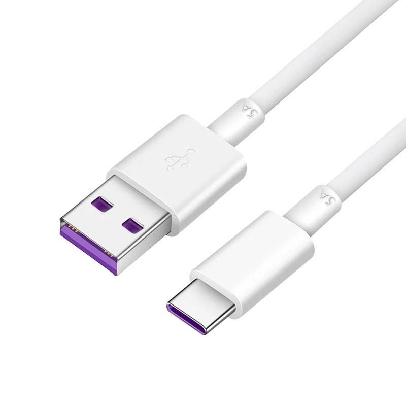 Кабель USB C 2 м 1 м 5A Supercharge USB Type C кабель для передачи данных для Huawei P30 Lite Honor 9X Samsung A12 Xiaomi LG Super Quick Charge 0.25M white L.RIDING PULO