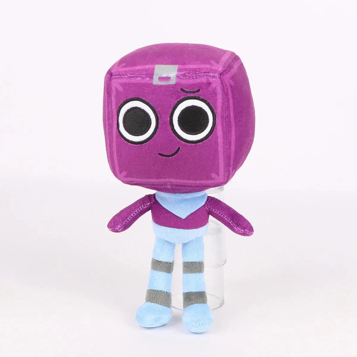 Плюшевая игрушка Goob Pebble Dandys World Plushie Horror Game Мягкая мягкая игрушка-подушка для детей Подарки purple Exquisite toys