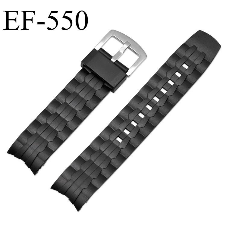 для серии Casio Edifice ремешок EF-550/EF523 резиновые ремешки для часов для Casio EF550 ремешок для дайвинга спортивный ремешок браслет A gray PINSENDA