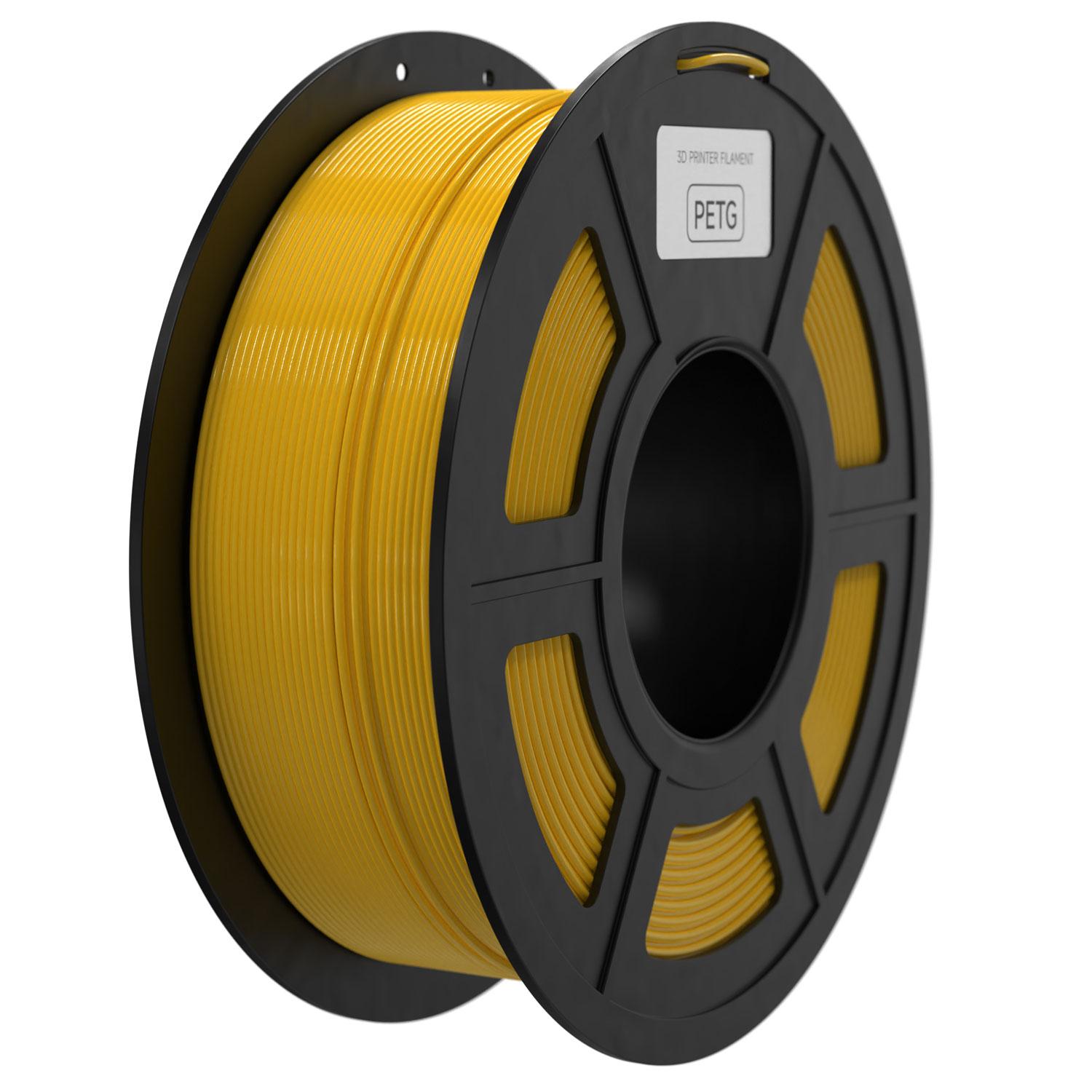 Нить PETG 1,75 мм Нить для 3D-принтеров 1 кг(2,2 фунта) Нить для 3D-печати повышенной прочности жёлтый 3d printing machine