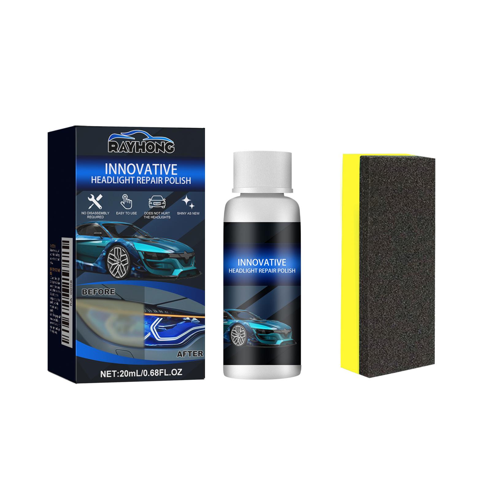 RAYHONG Car headlight restoration liquid car lamp crystallization refurbishing restorer tool car headlight coating refurbishing restorer gray