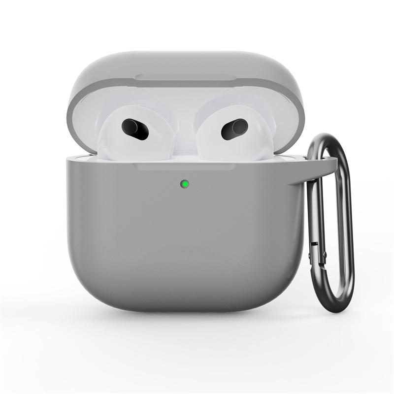 Силиконовый чехол для AirPods 4 Новые аксессуары для наушников Беспроводные наушники Bluetooth Чехол для Apple AirPods 4 Чехол for AirPods 4 white case-A1