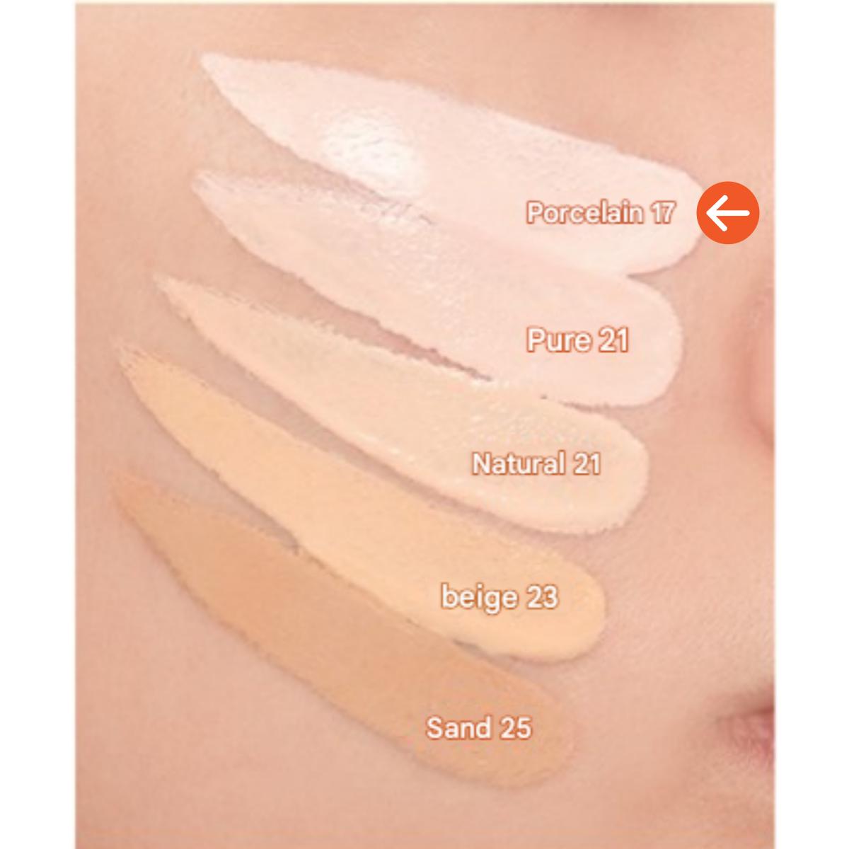 [Rom&nd] Тональный крем Bare Water Cushion Foundation 20 г + сменный блок 20 г (4 варианта) 20g Porcelain 17 + Refill white