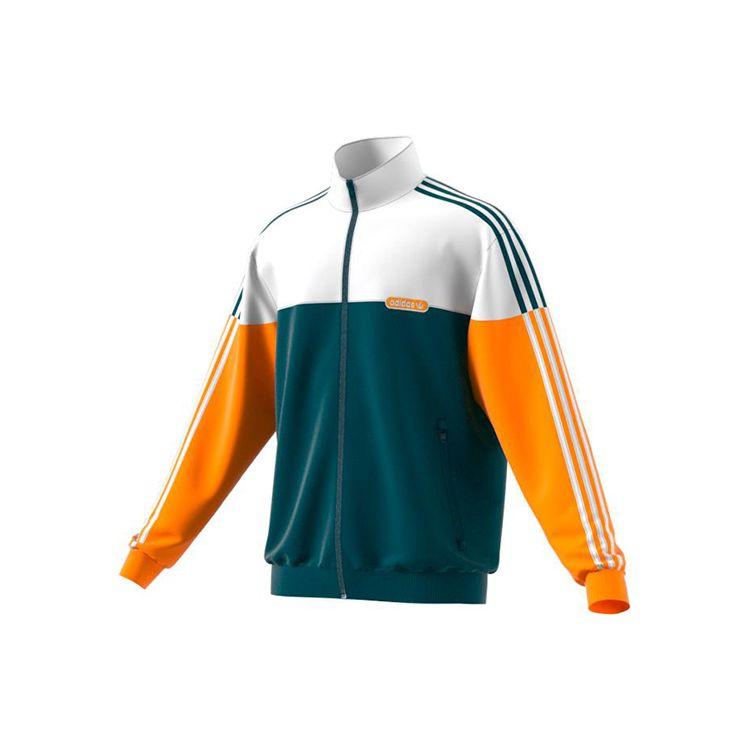 Adidas Originals Split Firebird Colorblock Спортивная ветровка с полосками по бокам Мужские куртки Желтый Зеленый GN8618 XL black