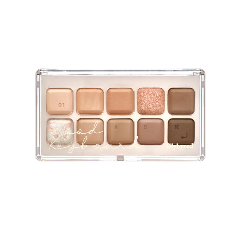 [lilybyred] Палетка теней Mood Keyboard 10.5г 01 Ash Cinnamon beige