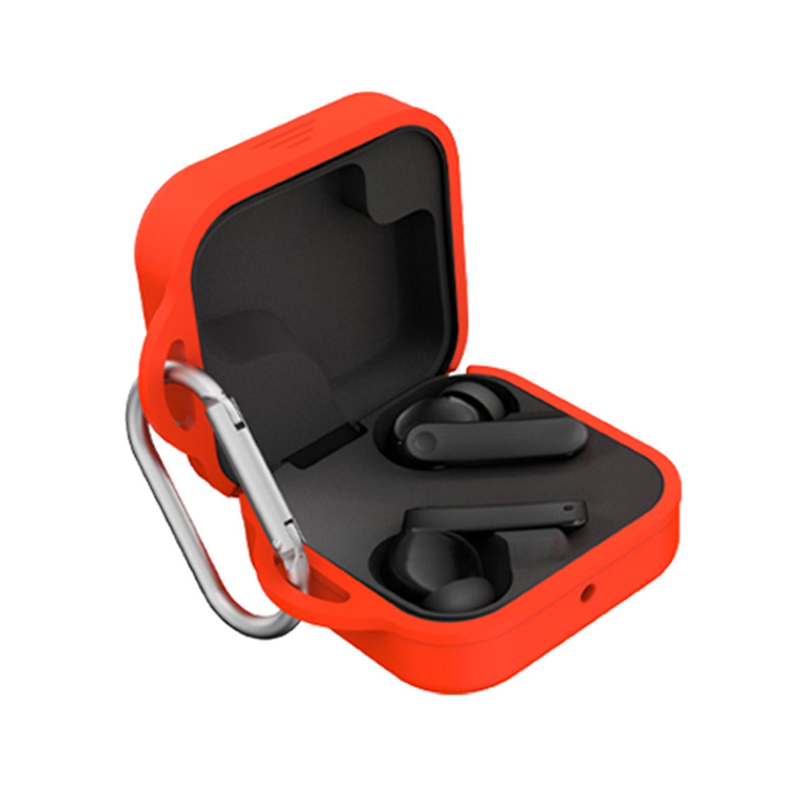 Защитный силиконовый чехол AntiScratch for Nothing CMF Buds Pro 2 Earphone Non-scratch Cover Пылезащитный корпус оранжевый Cyprinoid