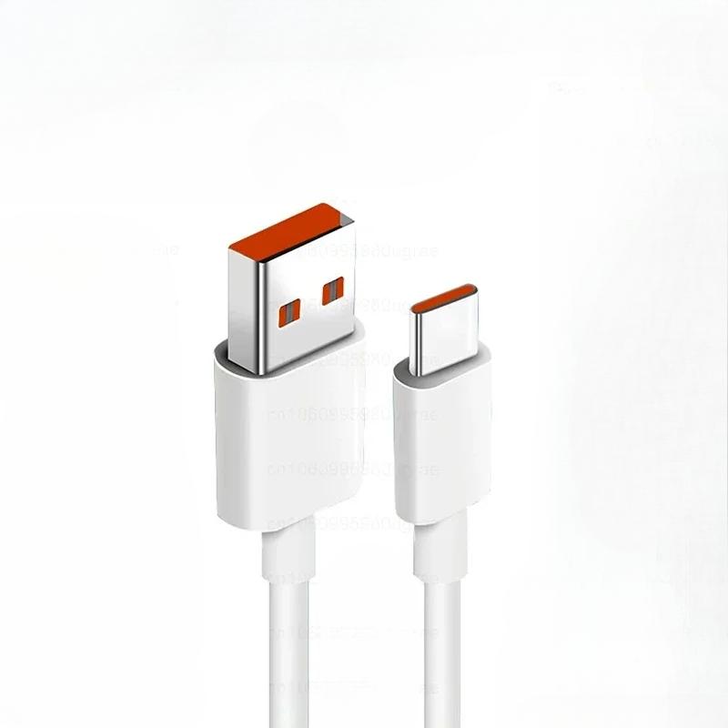 Кабель турбозарядки для Xiaomi 33 Вт, источник быстрой зарядки 6 А, кабель USB C для телефона POCO X5 X3 Pro F3 M3 Redmi Note 9 10 11 12 11s 1m белый Case-2