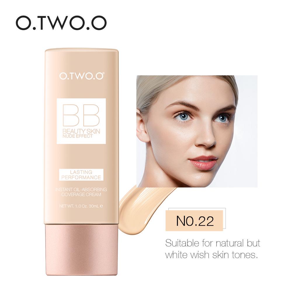O.TWO.O BB Cream Concealer Moisturizing Foundation Makeup Bare Whitening Oil Control 30 мл. NO.22 beige