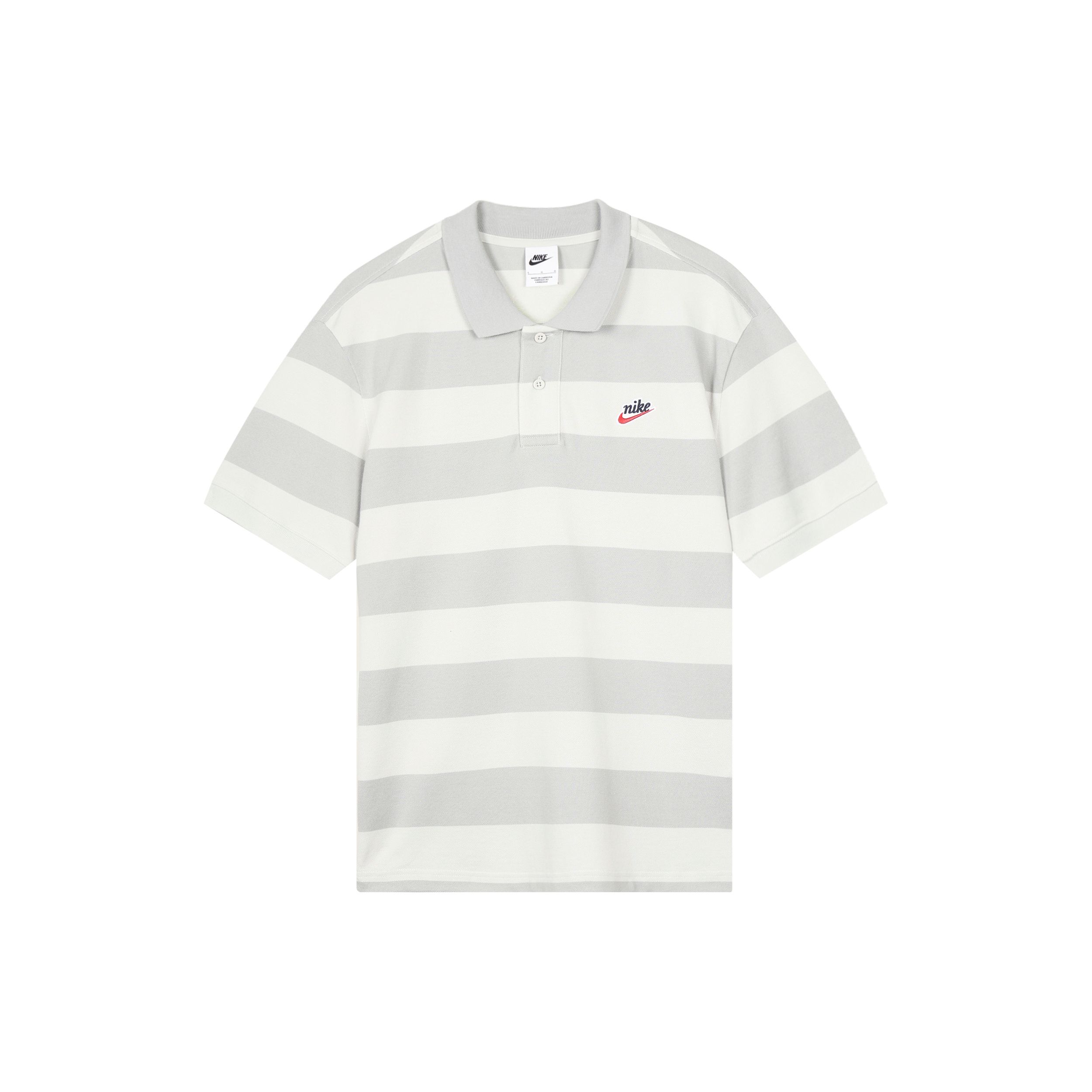 Мужские рубашки-поло с короткими рукавами в полоску Nike Sportswear Heritage в полоску с цветными блоками Photon-Grey Chiaroscuro-Halo-Yellow CU4433-028 XL white