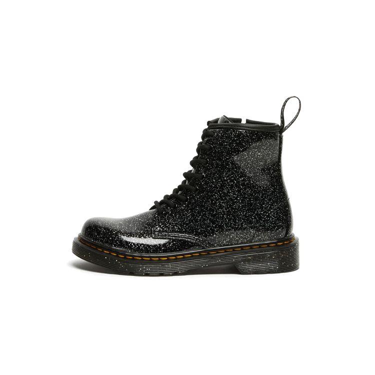 Доктор. Martens Junior 1460 Блестящая подошва с пайетками Модные повседневные ботинки на молнии Детские ботинки Черные 27050001 36 black Dr. Martens