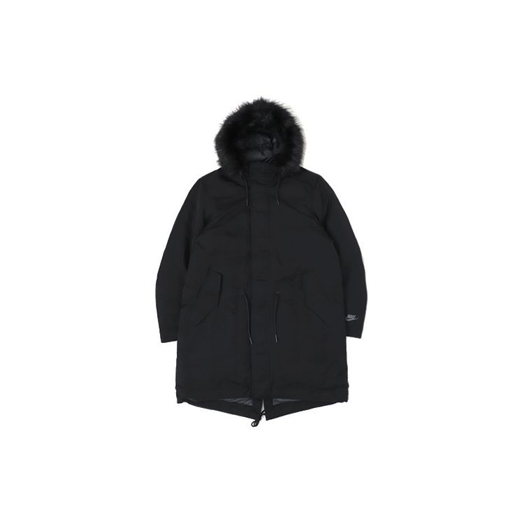 Nike Sportswear Down Fill Теплый пуховик средней длины с капюшоном Мужская верхняя одежда Черный BV4752-010 L black