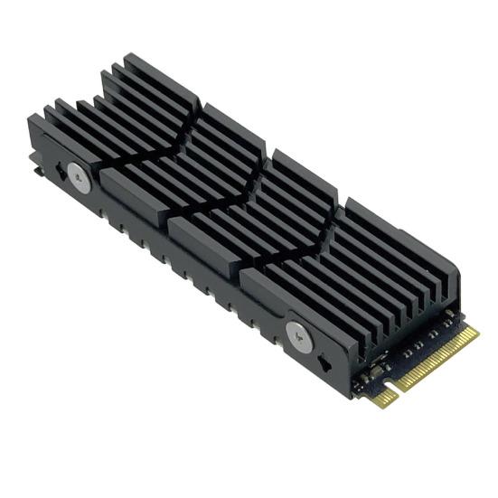 M.2 SSD 2280 Радиатор для PS5 Быстрое охлаждение M2 2280 NVMe Твердотельный накопитель Жесткий диск Алюминиевый кулер Радиатор Аксессуары для ПК чёрный COOLMOON