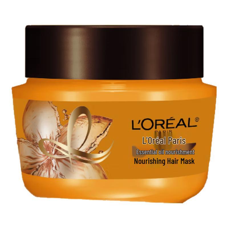 Питательная маска для волос с эфирными маслами L Oréal black LOREAL