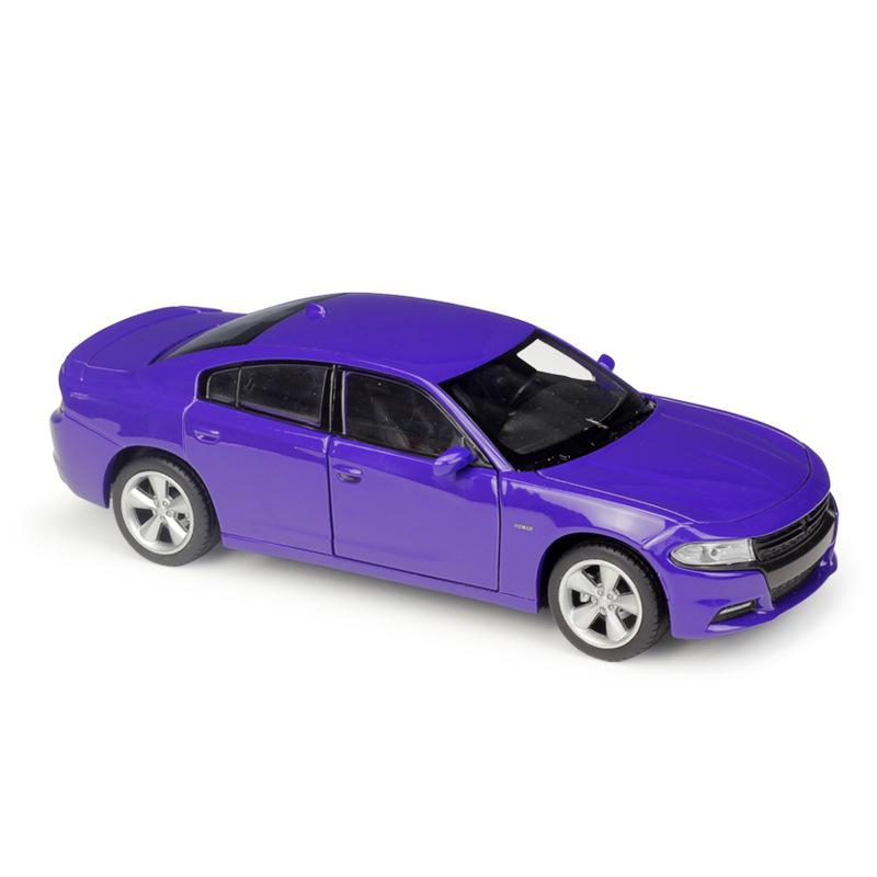 WELLY 1/24 2016 Dodge Charger R/T литая модель автомобиля игрушечная имитация транспортных средств металлические игрушки для коллекционирования в подарок детям фиолетовый