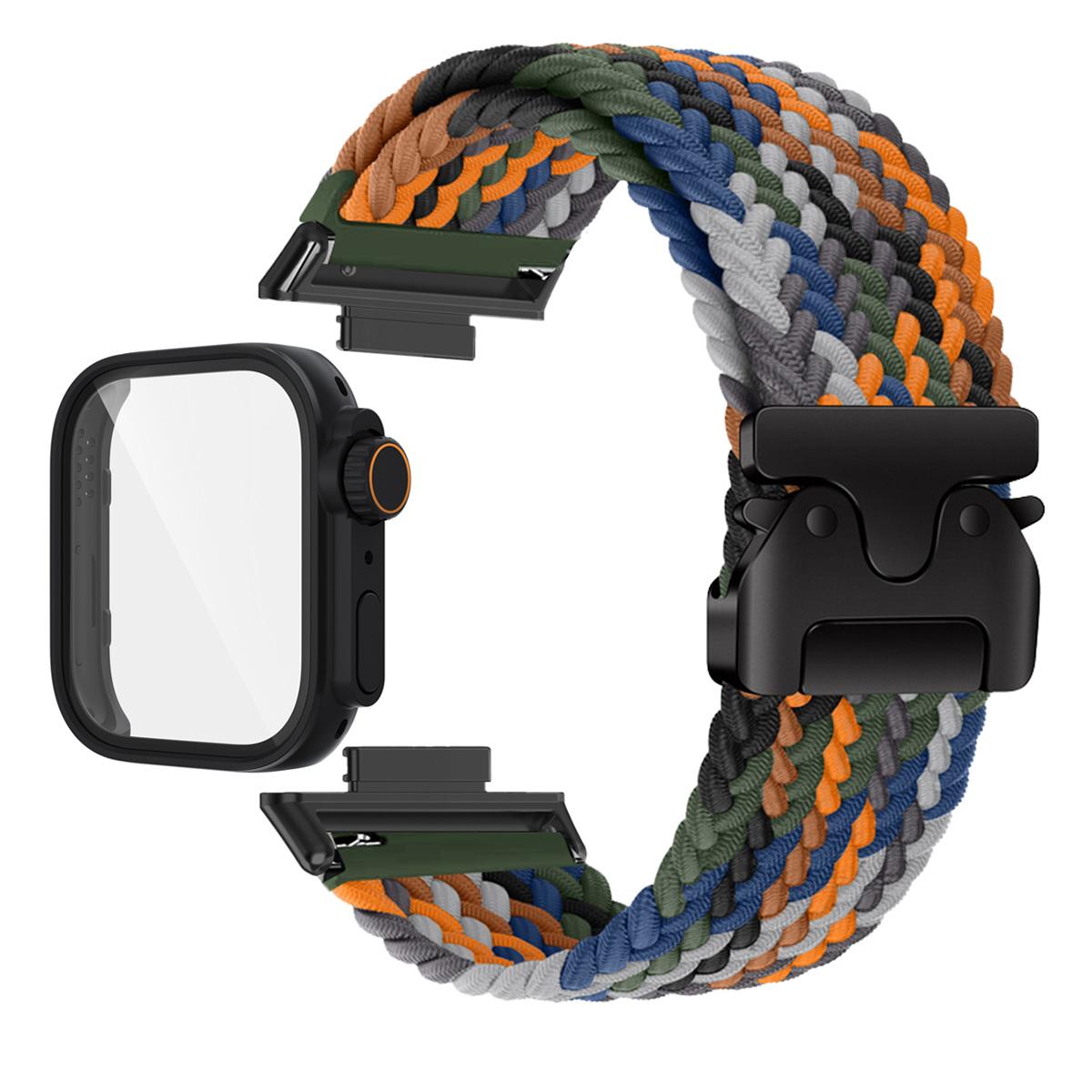 Ремешок+Чехол для Huawei Watch Fit 4 Pro Ремешок Умные Часы Нейлоновый Регулируемые Эластичные Пояса для Huawei Watch Fit 4 Fit 3 Correa For Huawei Fit 4 Pro black MY-CASE