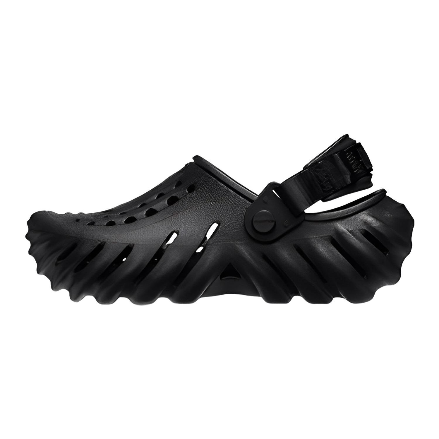 Детские кроксы Echo Clog Черные Легкий комфорт Надеть без усилий Подходят для воды Кроксы 208190-001 32-33 black Crocs