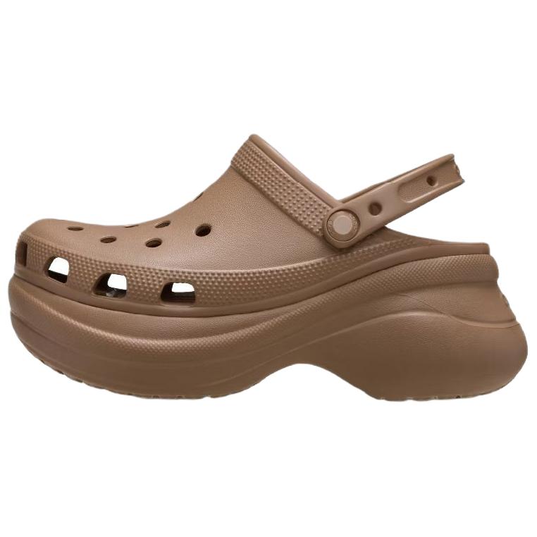 Женские Классические Сабо на Платформе Crocs Цвет Молочный Шоколад Комфортные Вьетнамки 206302-2JJ 34-35 gray
