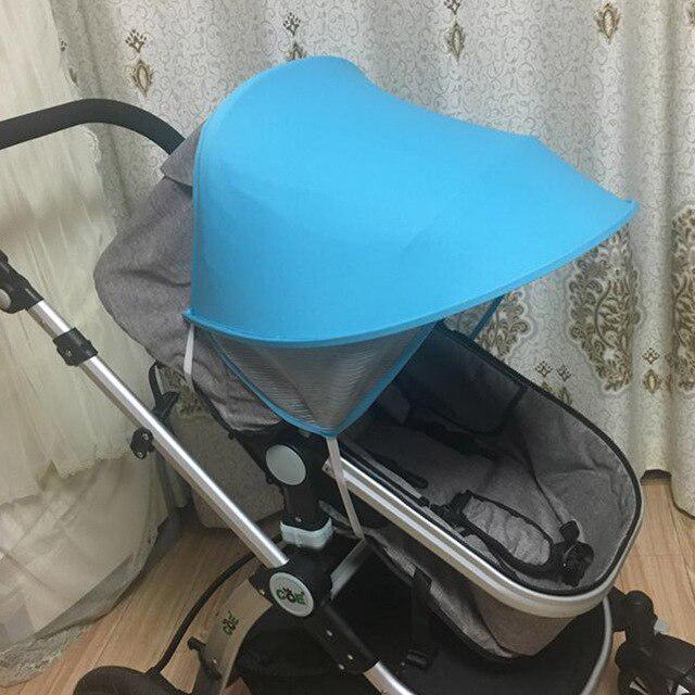 Солнцезащитный козырек для детской коляски, солнцезащитный козырек, навес, аксессуары для коляски, автокресло, крышка для коляски blue Zeling