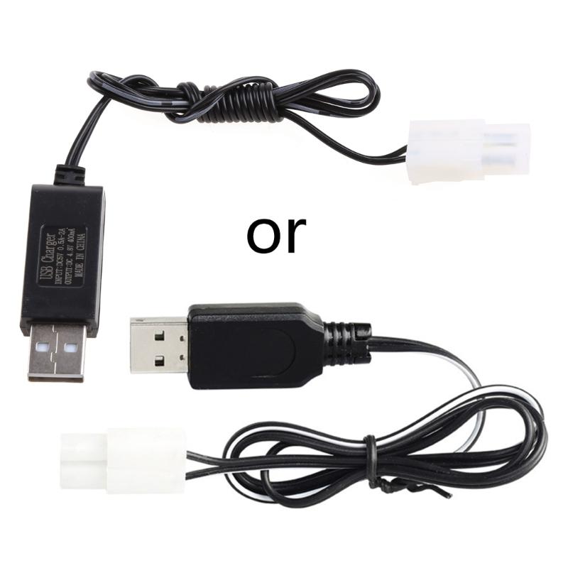 Зарядное устройство USB 4,8 В 200 мА со штекером-разъемом KET-2P для NiMH NiCD аккумуляторов для радиоуправляемых моделей и игрушек 1 чёрный Cheese Bread Ball