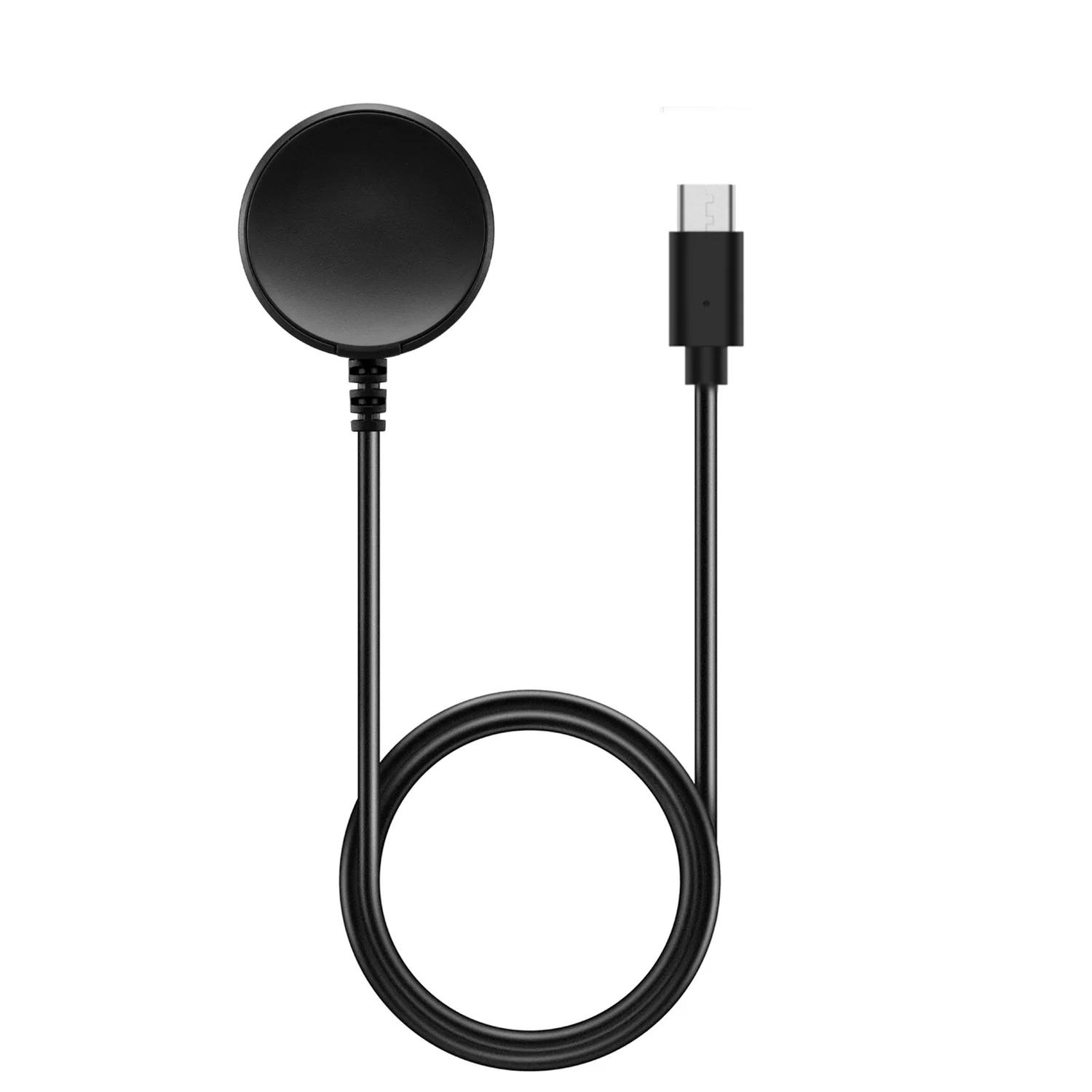 Док-станция для быстрой зарядки для Samsung Galaxy Watch 7 FE Ultra 6 Classic, зарядный кабель USB-C для Galaxy Watch 5 Pro/ 4/ 3/ Active 2 black WHOP-A1