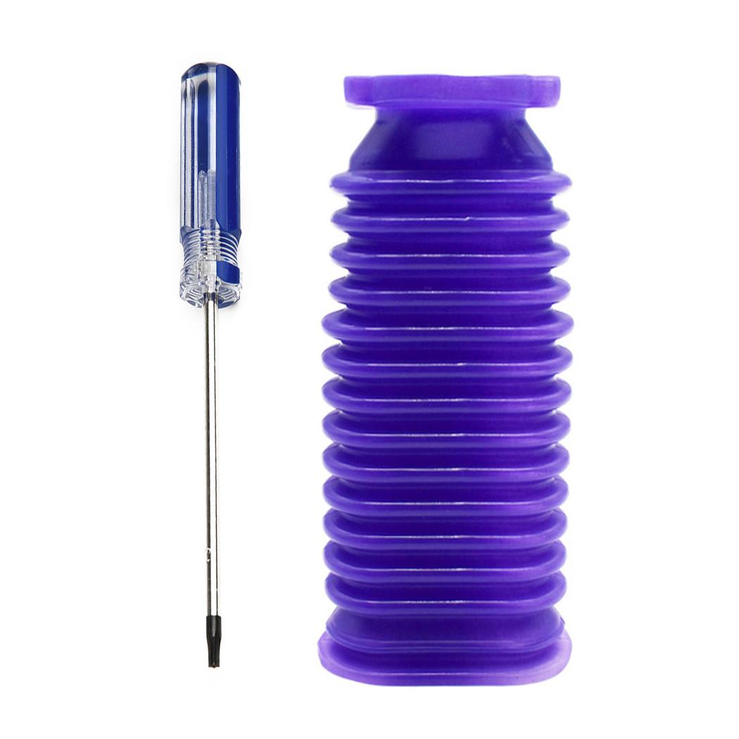 Подходит для Dyson V6 V7 V8 V10 V11 Dc74 Мягкий бархатный роликовый всасывающий фиолетовый шланг purple Vacuum Cleaner Acc