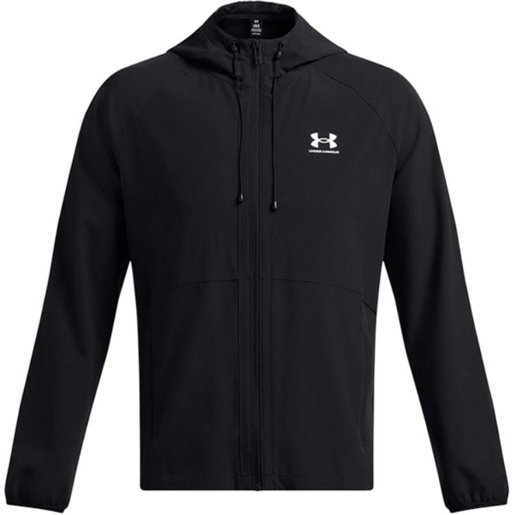 Under Armour Водонепроницаемая ветрозащитная свободная посадка с длинным рукавом Ветровка Мужская верхняя одежда 6003001-001 M black