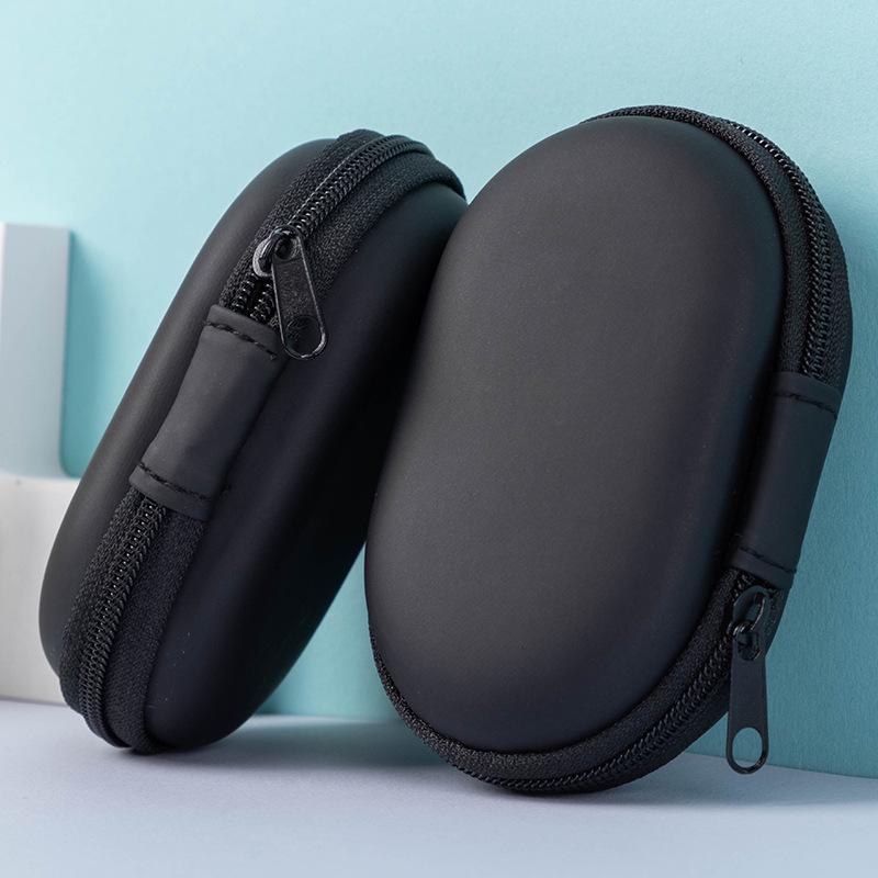 Многофункциональная сумка на молнии для хранения USB-накопителей и жестких дисков с карманом для наушников из ЭВА 9*5*3 gray Smarter than future