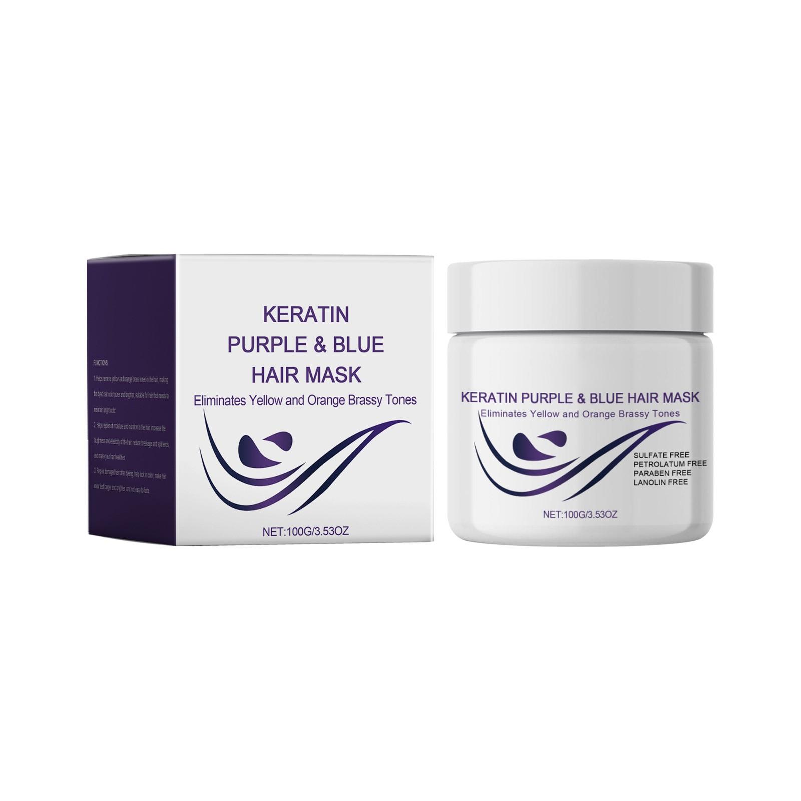 Маска для волос Keratin Purple питает, увлажняет и защищает волосы, делая их мягкими, влажными, мягкими и блестящими. white Nijuichi