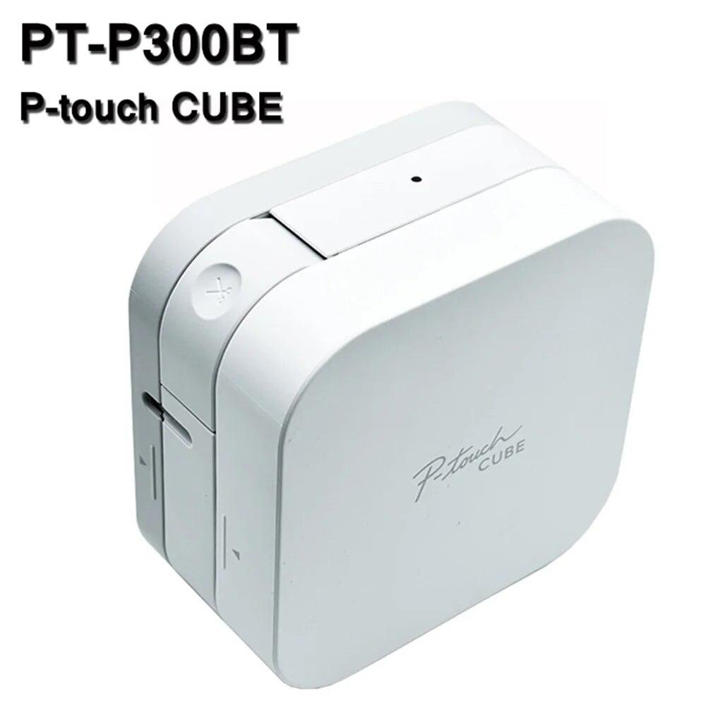 Brother PT-P300BT P-touch Cube принтер этикеток Bluetooth-соединение устройство для изготовления этикеток пишущая машинка для ленты 6/9/12 мм Brother PT p300bt white Conwe