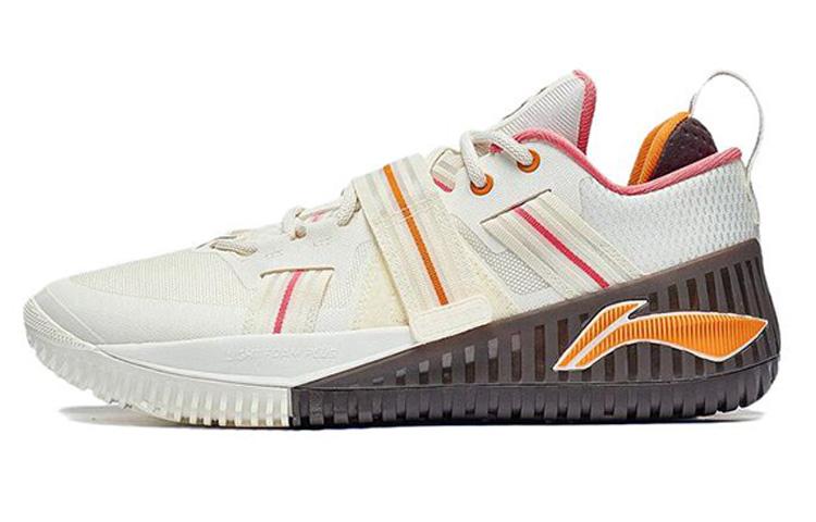 Li Ning Fury Текстиль, Синтетическая кожа Нескользящие Износостойкие Низкие Тренировочные Спринтерские Беговые Кроссовки Мужские ABFT027-5 44 white