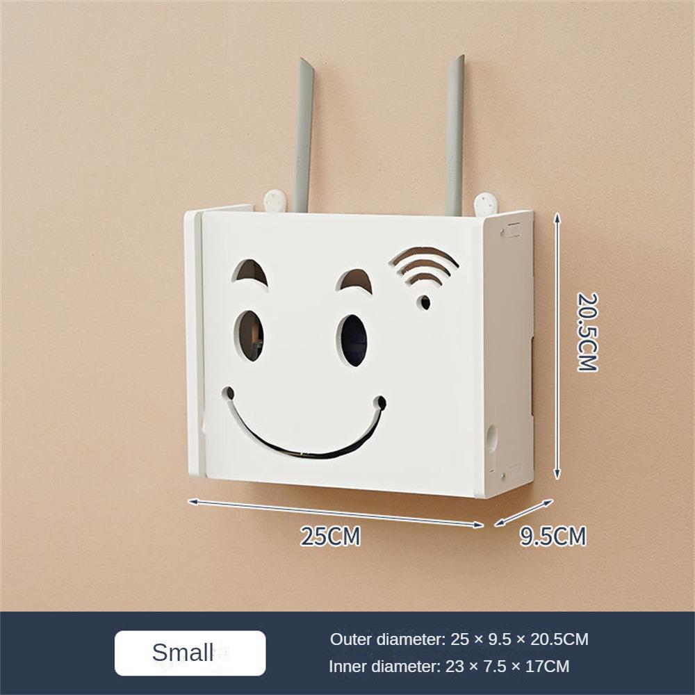 Wi-Fi роутер ящик для хранения розеток корпус для телевизора настенное крепление крышка для скрытия кабеля переключатель полка держатель для домашнего офиса подвесные органайзеры white Seahorse Home