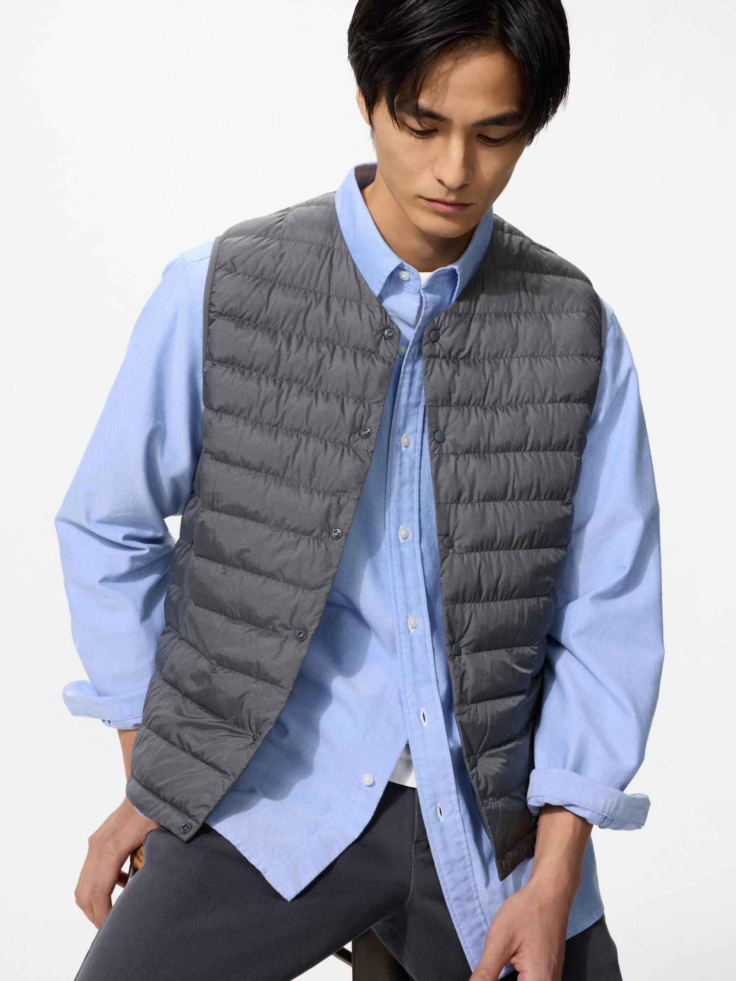 Компактный жилет Uniqlo Pufftech 08 DARK GRAY/MEN S gray