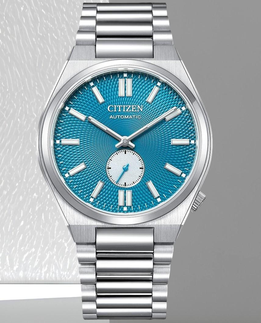 Часы CITIZEN TSUYOSA Automatic 60-часовой запас хода SS NK5010-51L Free blue