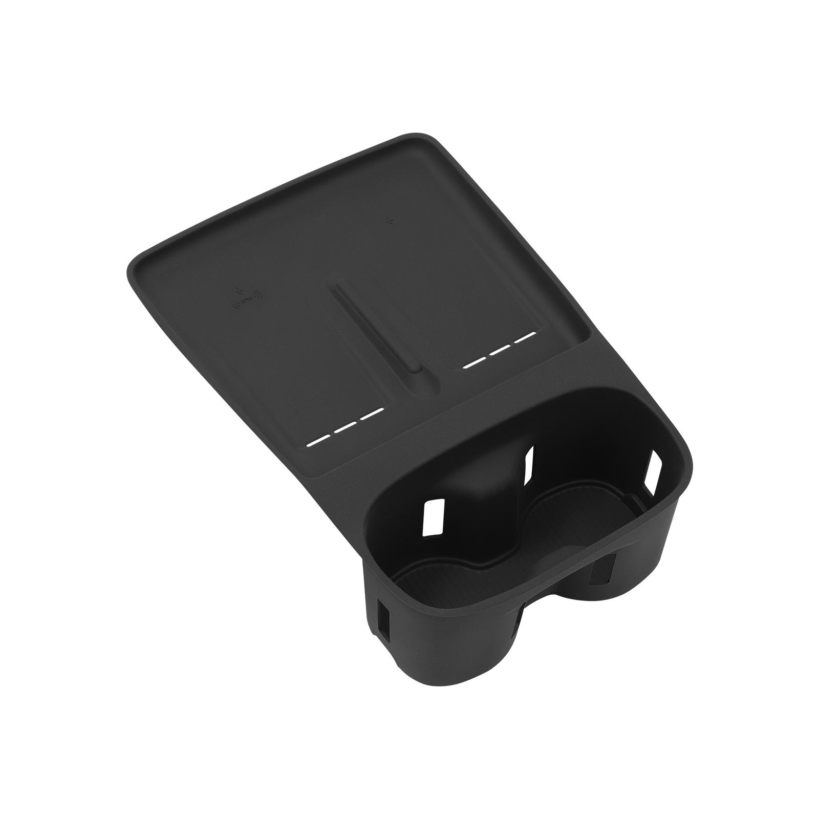 для Xpeng G6 2026 2026 Держатель для стакана с защидной подставкой для телефона Беспроводное зарядное устройство Противоскользящие амортизирующие аксессуары чёрный HOMEY HAVEN
