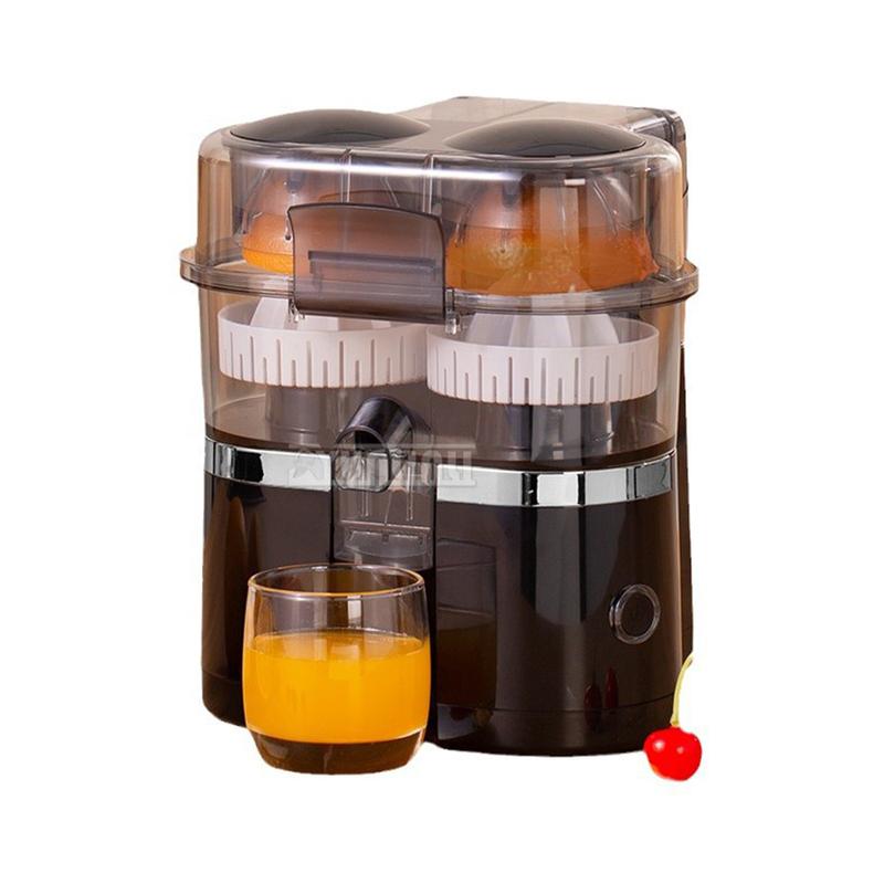 Double-Head Electric Juicer Food Blender Automatic Slag Juice Separation Household Orange Lemon Juice Squeezer Mixer US чёрный YDM Beauty Life