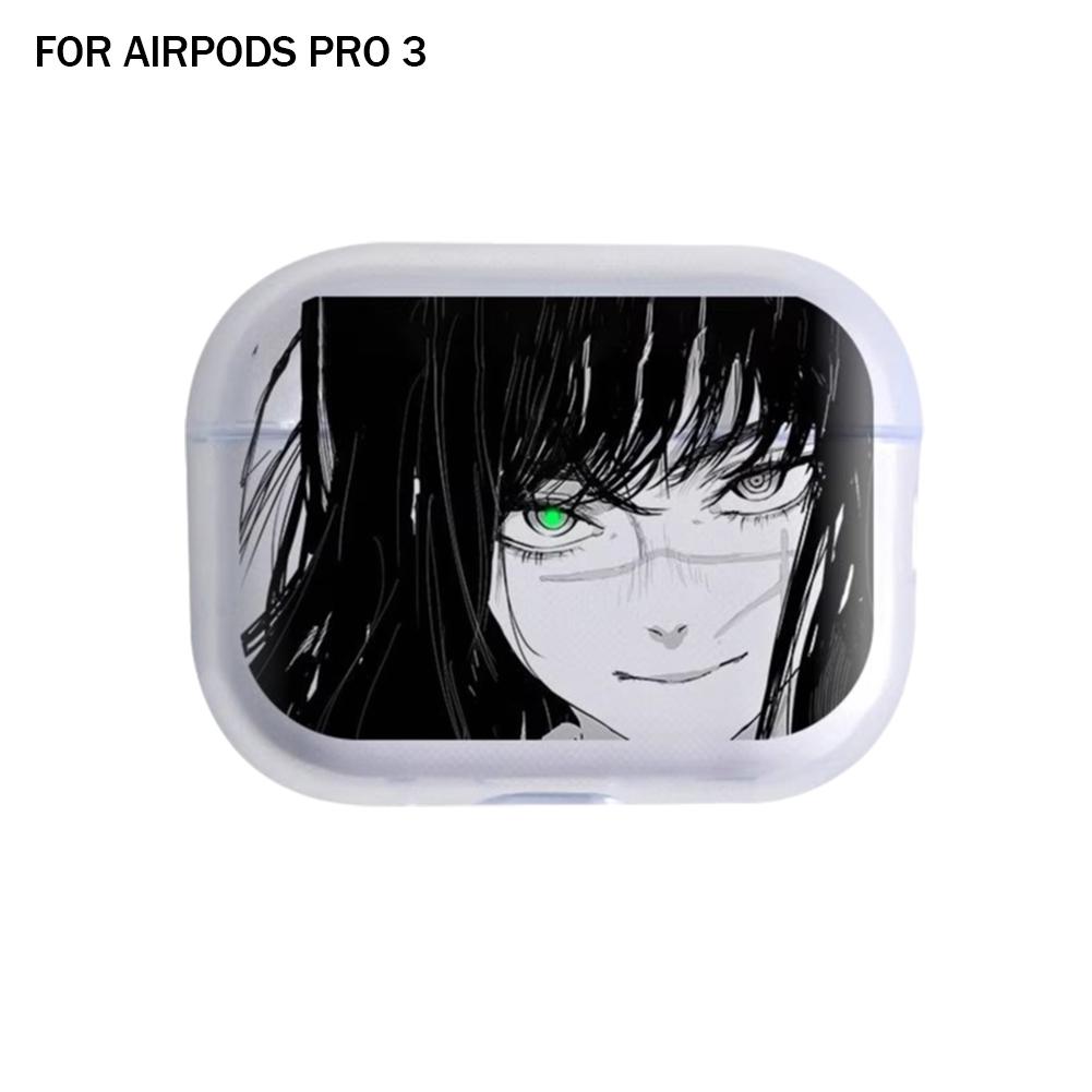 Аниме Аниме Мальчики Для Airpods Pro 2/3/4 Прозрачный Чехол для Наушников Беспроводные Bluetooth Наушники Защитный Чехол Противоскользящий white Tianyi 3