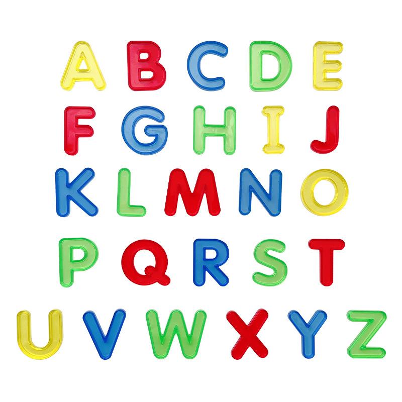 Learning Resources Монтессори Игрушки Прозрачные Буквы И Цифры Математические Знаки Счет Обучение правописанию Образовательные Игры Для Детей red Interesting toys