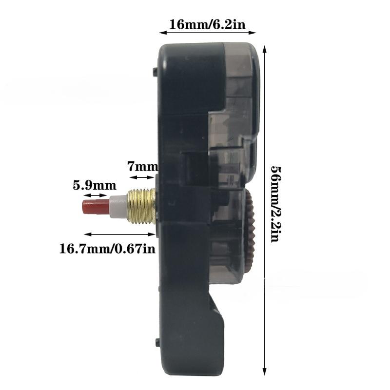 12888 Sun Brand Movement DIY Wall Clock Mechanism Спальня Бесшумные Часы с высоким крутящим моментом Кварцевый механизм Современные часы Аксессуары black Trend Aura
